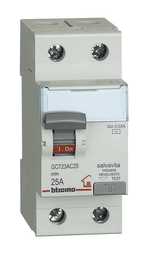 BTICINO S.P.A. - BTIGC723AC25 BTDIN-RS - DIFF. PURO AC 2P 25A 30MA?