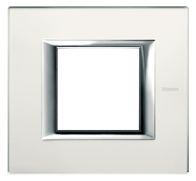 BTICINO S.P.A. - BTIHA4802VSA AXOLUTE - PLACCA 2P SPECCHIO ACIDATO