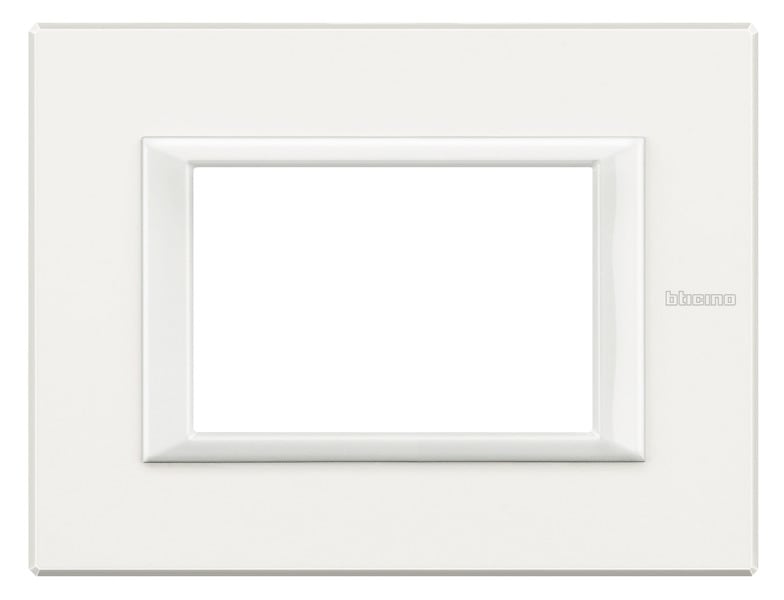 BTICINO S.P.A. - BTIHA4803HD AXOLUTE - PLACCA 3P BIANCO AXOLUTE