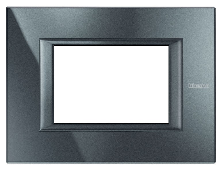 BTICINO S.P.A. - BTIHA4803HS AXOLUTE - PLACCA 3P ANTRACITE