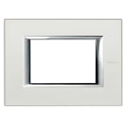 BTICINO - BTIHA4803SAN AXOLUTE - PLACCA 3P ARGENTO