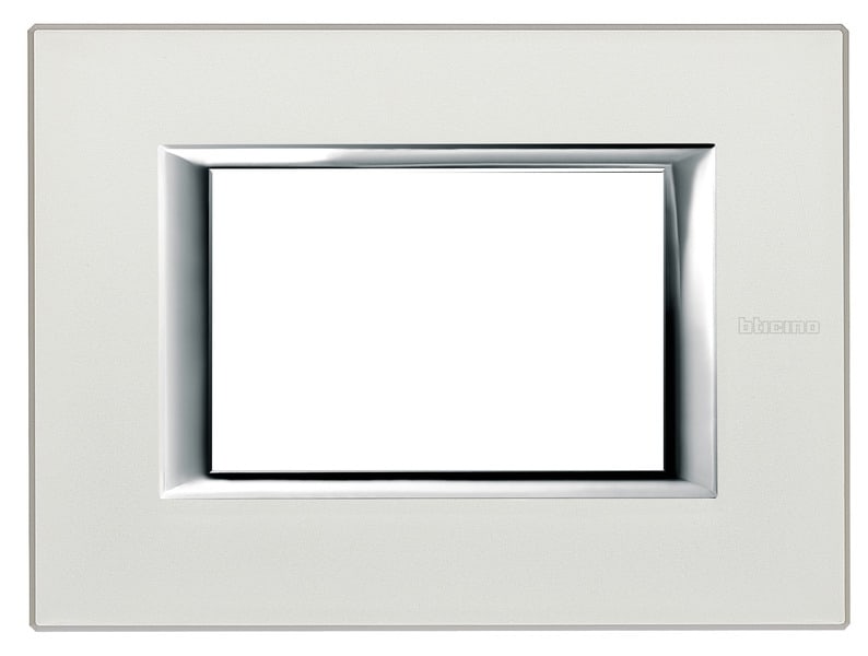 BTICINO S.P.A. - BTIHA4803SAN AXOLUTE - PLACCA 3P ARGENTO