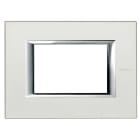 BTICINO - BTIHA4803SAN Abdeckrahmen AXOLUTE: 3 Module, Farbe: S