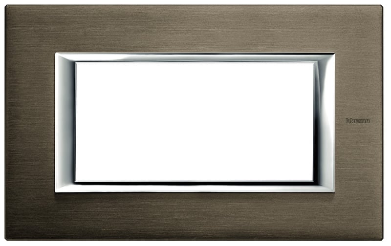 BTICINO S.P.A. - BTIHA4804BR AXOLUTE - PLACCA 4P BRONZO