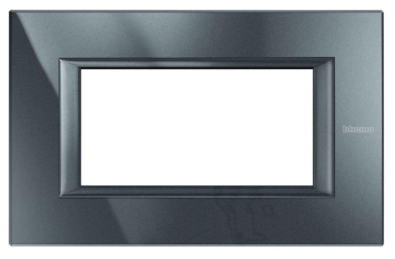 BTICINO S.P.A. - BTIHA4804HS AXOLUTE - PLACCA 4P ANTRACITE