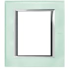 BTICINO - BTIHA4826VKA AXOLUTE - PLACCA 3+3P VETRO KRISTALL