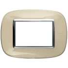 BTICINO - BTIHB4803DA AXOLUTE - PLACCA 3P AVORIO LIQUID