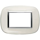 BTICINO - BTIHB4803DB AXOLUTE - PLACCA 3P BIANCO LIQUID