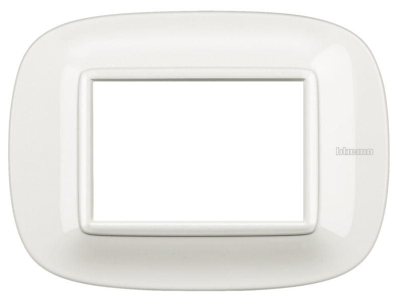 BTICINO S.P.A. - BTIHB4803HD AXOLUTE - PLACCA 3P BIANCO AXOLUTE