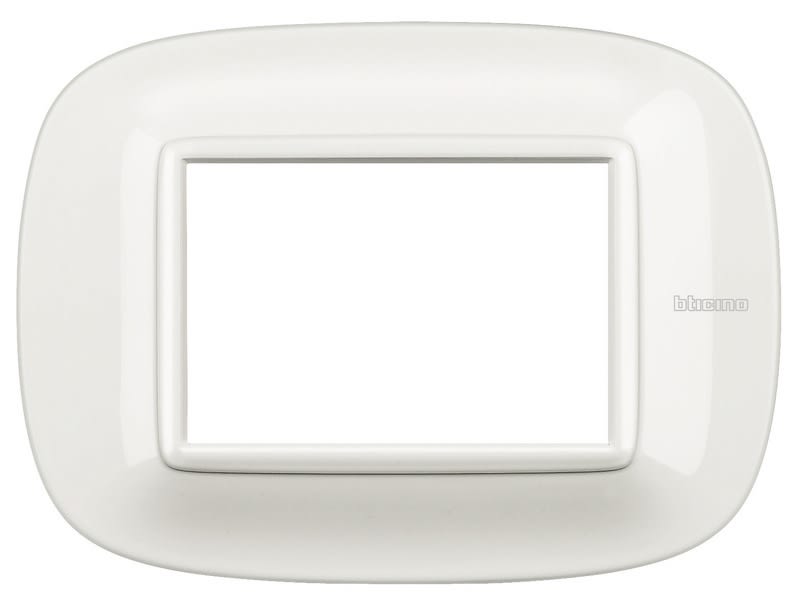 BTICINO S.P.A. - BTIHB4803HD AXOLUTE - PLACCA 3P BIANCO AXOLUTE