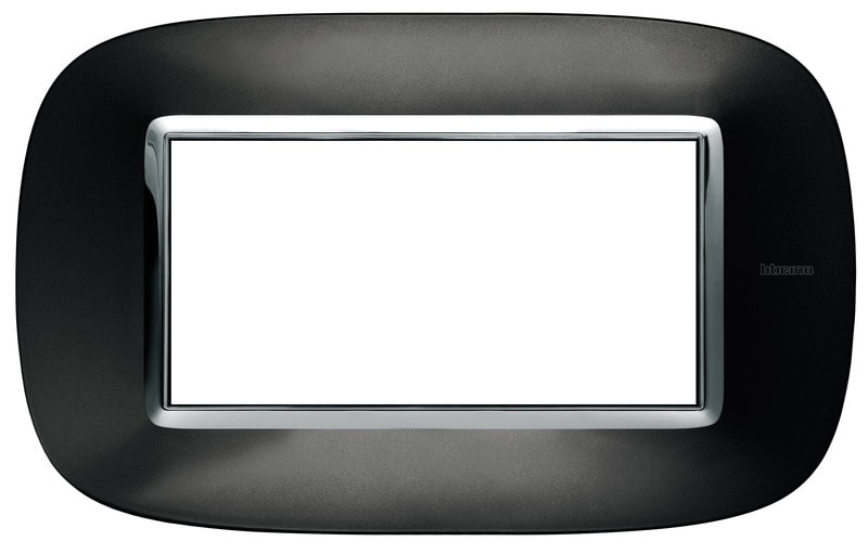 BTICINO S.P.A. - BTIHB4804XS AXOLUTE - PLACCA 4P ANTRACITE AXOLUTE