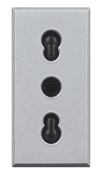 BTICINO BTIHC4180 Steckdose Ital. aluminium