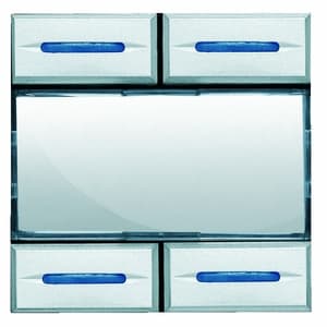 BTICINO BTIHC4680 Szenarientaster aluminium
