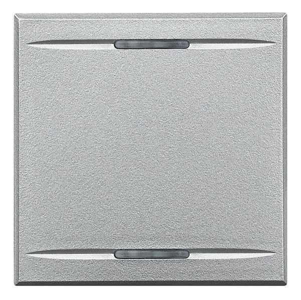 BTICINO S.P.A. - BTIHC4911/2 AXOLUTE - COPRITASTO 2 FUNZ 2 MOD CHIARO