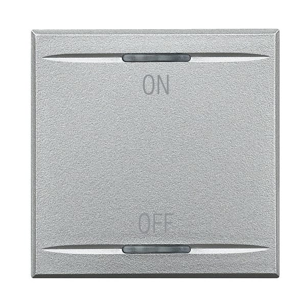 BTICINO S.P.A. - BTIHC4911/2AG AXOLUTE - COPRITASTO ON OFF 2 MOD CHIARO