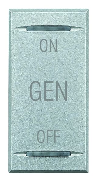 BTICINO S.P.A. - BTIHC4911AF AXOLUTE - COPRITASTO ON OFF GEN CHIARO