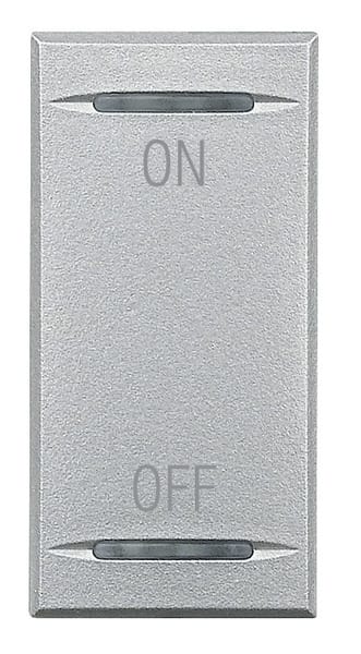 BTICINO S.P.A. - BTIHC4911AG AXOLUTE - COPRITASTO ON OFF CHIARO