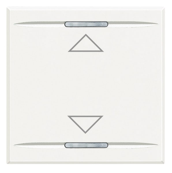 BTICINO S.P.A. - BTIHD4911M2AH AXOLUTE - COPRITASTO SU GIU 2 MOD BIANC
