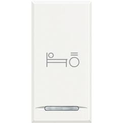 BTICINO S.P.A. - BTIHD4915BL AXOLUTE - COPRITASTO+ LUCE LETTO 1M BIAN