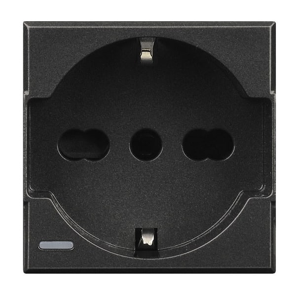 BTICINO S.P.A. - BTIHS4140/16 AXOLUTE - PRESA STD TEDESCO/ITALIANO