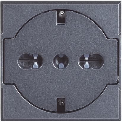 BTICINO S.P.A. - BTIHS4140/16F AXOLUTE - PRESA STD TED/ITA FLAT ANTRACI