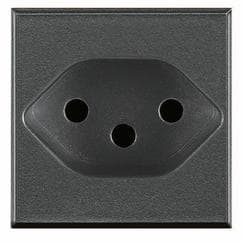 BTICINO S.P.A. - BTIHS4164/13 AXOLUTE - PRESA 2P+T SVIZZERA TIPO 13