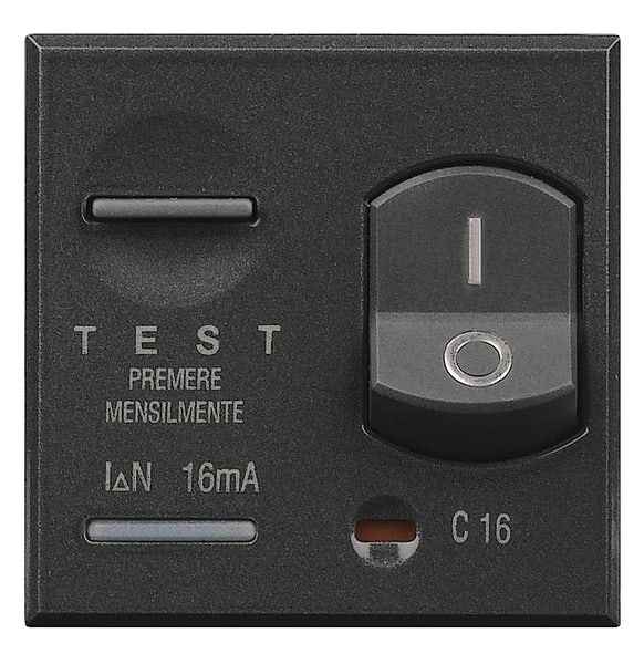 BTICINO S.P.A. - BTIHS4305/6 AXOLUTE - MAGNET DIFFER 1P+N 6A 10MA