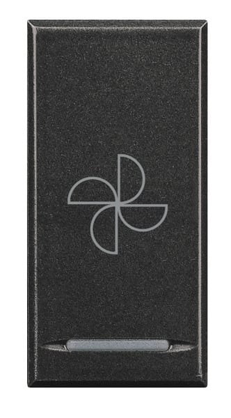 BTICINO S.P.A. - BTIHS4915BC AXOLUTE - COPRITASTO ASPIRATORE SCURO