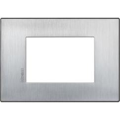 BTICINO S.P.A. - BTIHW4803CRS AXOLUTE AIR-PLACCA 3M CROMO SPAZZOLATO