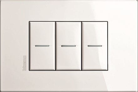 BTICINO S.P.A. - BTIHW4803HD AXOLUTE AIR - PLACCA 3M BIANCO