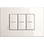 BTICINO - BTIHW4803HD AXOLUTE AIR - PLACCA 3M BIANCO