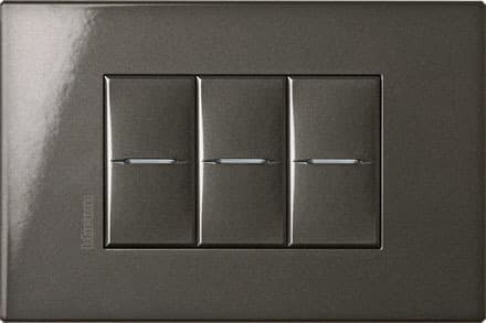 BTICINO S.P.A. - BTIHW4803HS AXOLUTE AIR - PLACCA 3M ANTRACITE