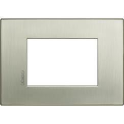 BTICINO S.P.A. - BTIHW4803TIS AXOLUTE AIR-PLACCA 3M TITANIO SPAZZOLATO