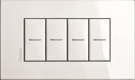 BTICINO S.P.A. - BTIHW4804AW AXOLUTE AIR - PLACCA 4M PERSONALIZZABILE