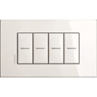 BTICINO - BTIHW4804AW AXOLUTE AIR - PLACCA 4M PERSONALIZZABILE