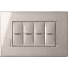 BTICINO - BTIHW4804HC AXOLUTE AIR - PLACCA 4M TECH