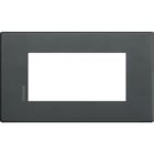 BTICINO - BTIHW4804XN AXOLUTE AIR-PLACCA 4M ANTRACITE ECLIPSE