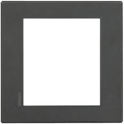 BTICINO S.P.A. - BTIHW4826HSN AXOLUTE AIR - PLACCA 3+3M ANTRACITE