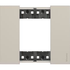 BTICINO S.P.A. - BTIKA4802KM L.NOW - PLACCA 2P SABBIA