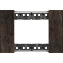 BTICINO S.P.A. - BTIKA4803LG L.NOW- PLACCA 3P NOCE