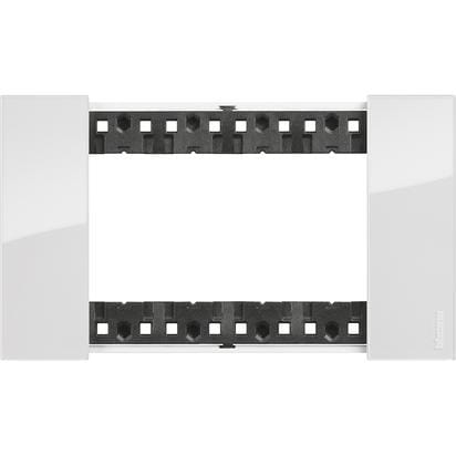 BTICINO S.P.A. - BTIKA4804DW L.NOW - PLACCA 4P GHIACCIO