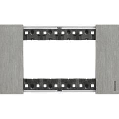 BTICINO S.P.A. - BTIKA4804ZG L.NOW - PLACCA 4P ACCIAIO