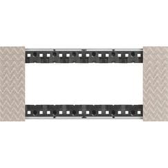 BTICINO S.P.A. - BTIKA4806MM L.NOW - PLACCA 6P OPTIC