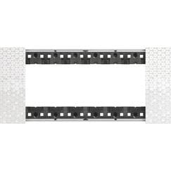 BTICINO S.P.A. - BTIKA4806MW L.NOW - PLACCA 6P PIXEL