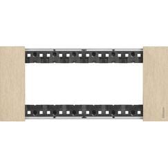 BTICINO S.P.A. - BTIKA4806ZW L.NOW - PLACCA 6P ORO