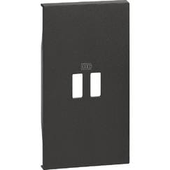 BTICINO S.P.A. - BTIKG12C L.NOW - COVER CARICATORE USB 2M NERA