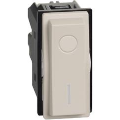 BTICINO S.P.A. - BTIKM4002 L.NOW - INTERRUTTORE 2P 16AX SABBIA