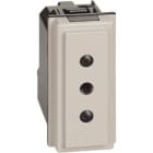 BTICINO - BTIKM4113 L.NOW - PRESA 2P+T 10A 250VAC SABBIA