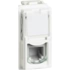 BTICINO - BTIKW4258RJ11 L.NOW - CONNETTORE RJ11 (4/6) K10 BIANCO