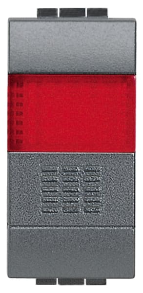 BTICINO S.P.A. - BTIL4038R LIVING INT - PULSANTE NO + PORTALAMP ROS